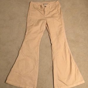 Free People flare cream corduroy